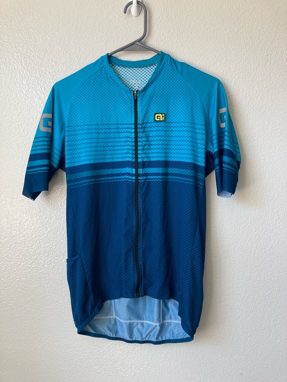 ALE Slide GPRR Cycling Jersey short sleeve Full zip Stripe sz XXL Made in Italy